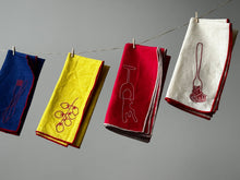 Load image into Gallery viewer, Spaghetti Linen Blend Napkins -Set of 2
