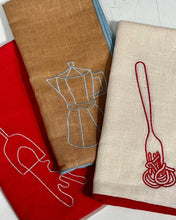 Load image into Gallery viewer, Spaghetti Linen Blend Napkins -Set of 2
