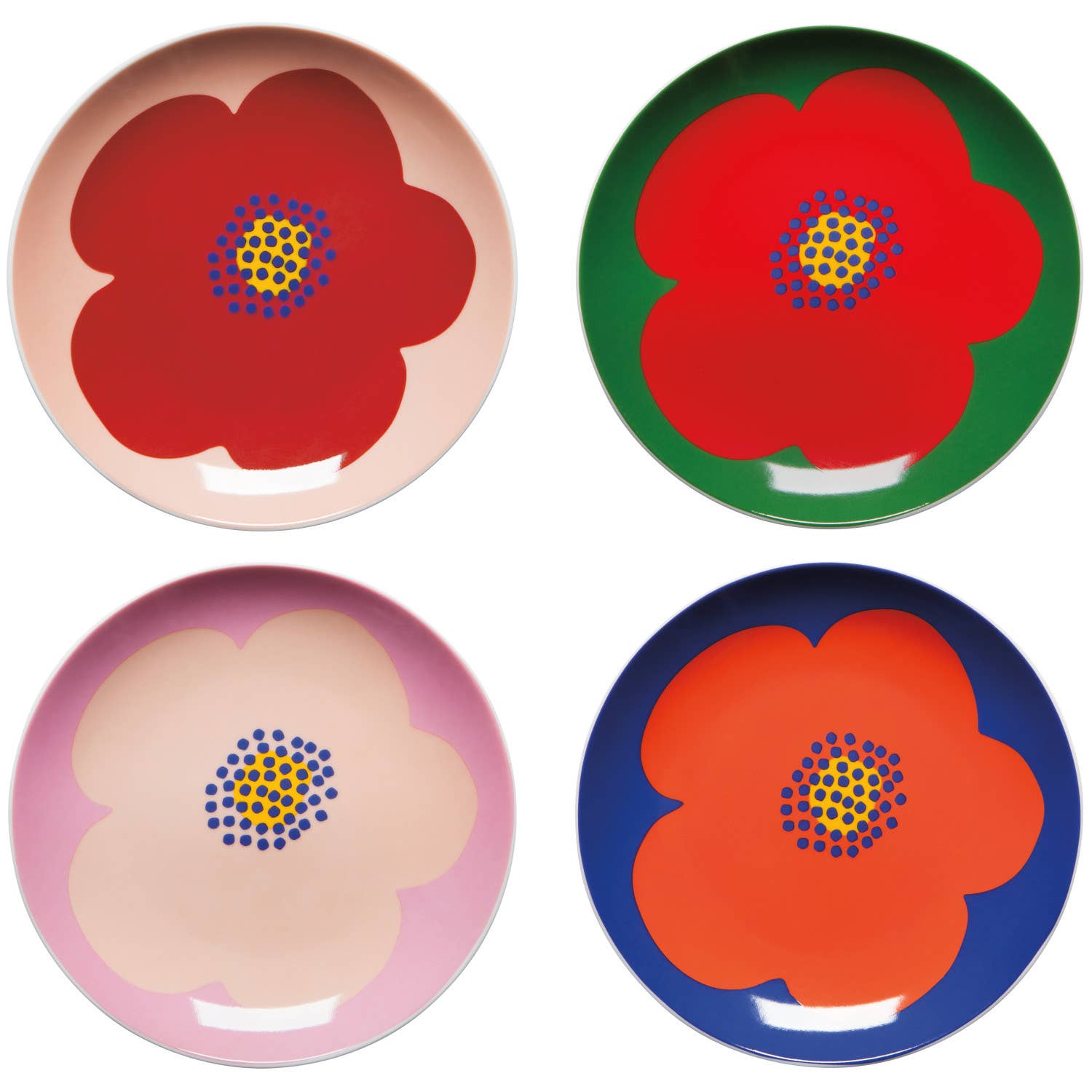 Poppy Appetizer Plates