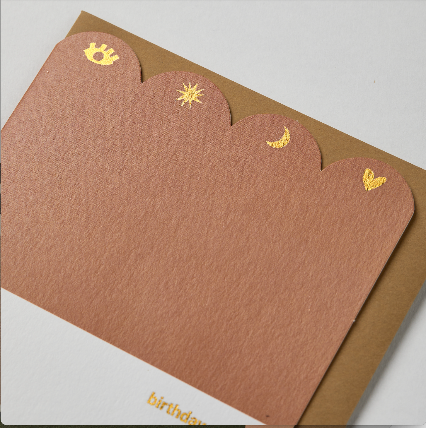 Birthday Magic Scalloped Greeting Card