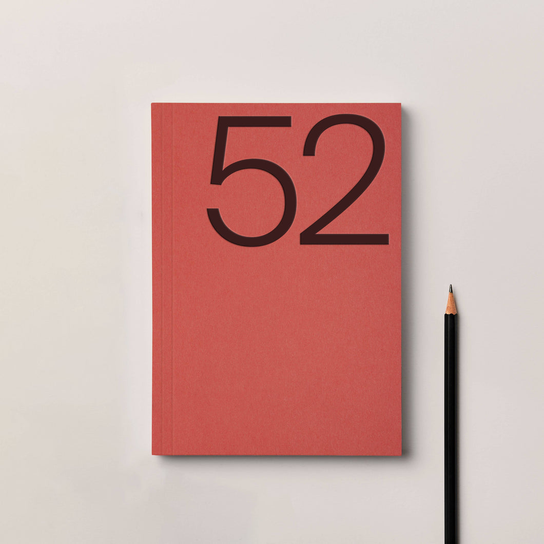 Coral Undated Weekly Planner
