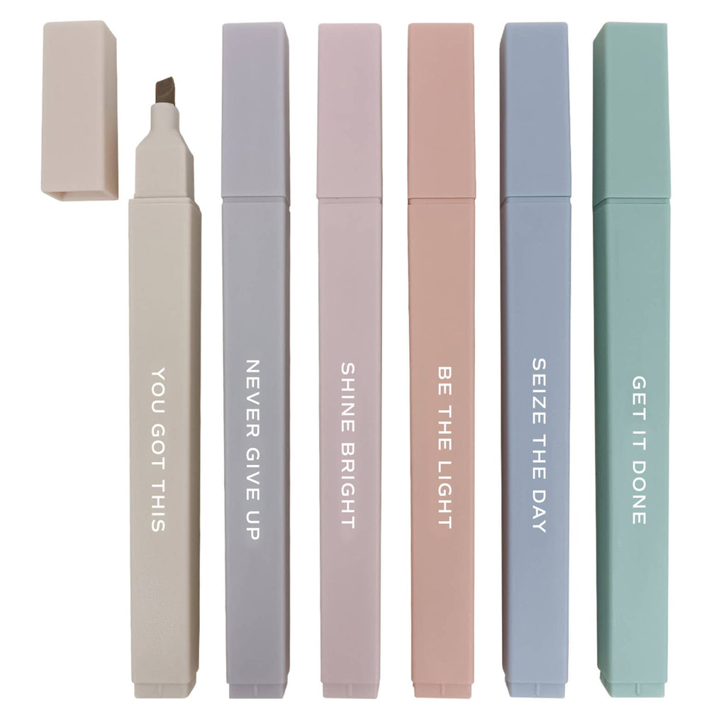 Neutral Motivational Highlighter Set