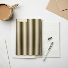 Load image into Gallery viewer, Thin Green Stripe Notebook
